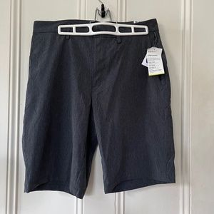 Old Navy - StretchTech Active Mens Shorts - 30 Waist, 10" Inseam, Charcoal